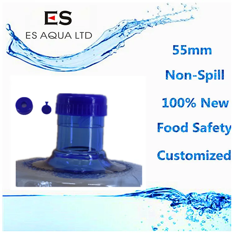55mm Non-spill 5 Gallon/18.9l/19l/20 Litre Plastic Pe Cap/lids/cover