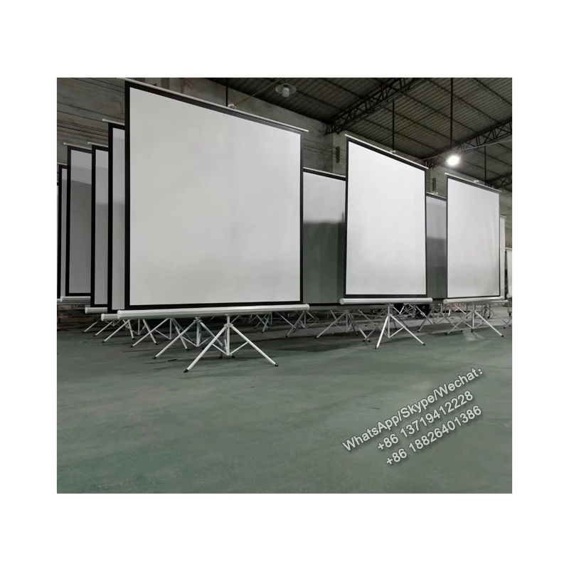 
XYSCREEN OEM office equipment stand meeting room home theater outdoor tripod projector screen  (60626177032)