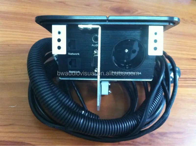 Aluminum Pop Up In Desk Power Outlets/meeting Table Office Power Data