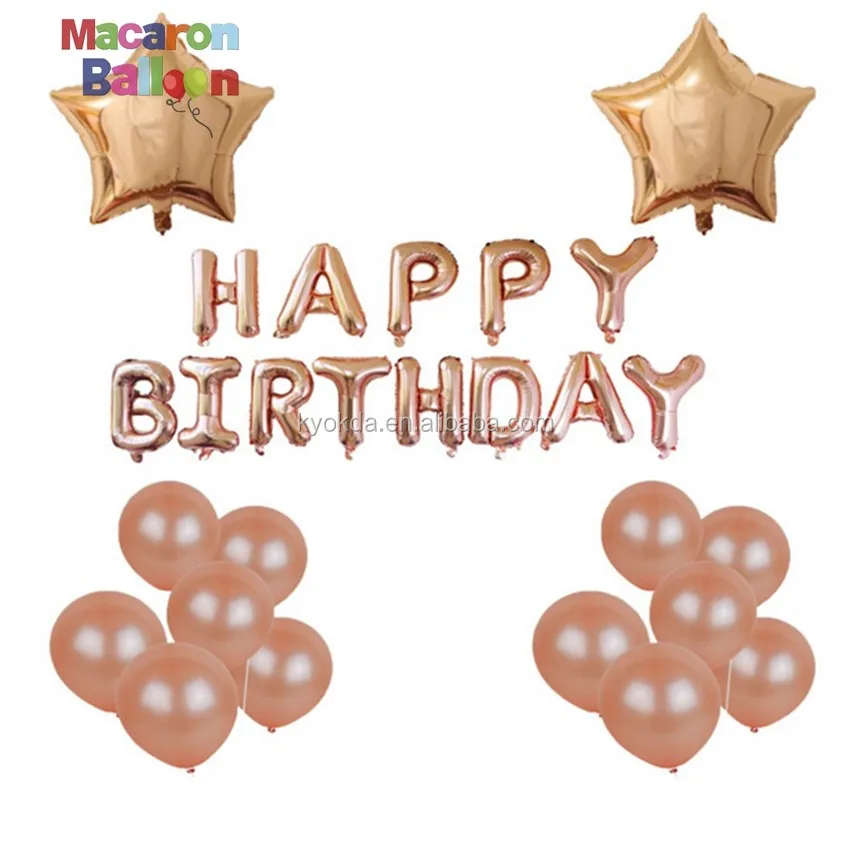 18th Happy Birthday Rose Gold 40inch Number Foil Balloon With Confetti ...