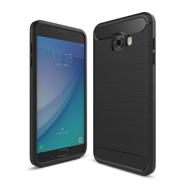 

A001 China Manufacture Water Proof Print Custom Made Ultra Slim Carbon Fiber Antiskid TPU Phone Cover For Oppo A3, Black;gray;blue;red;green