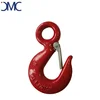 Drop forged lifting eye hoist hook with safety latch