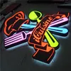Electronics brand chains advertising sign injection molded plastic letters