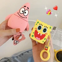 

3D Cute Earphone Case for Airpods 2 Case Anime Baby Silicone Duck Headphone Protector Cover for Apple Airpods 1 For Earpods Case