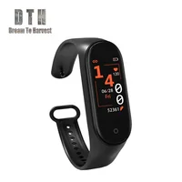 

HOT Sale Waterproof Heart Rate Monitor Smart Band Blood Pressure fitness tracker smart bracelet M4