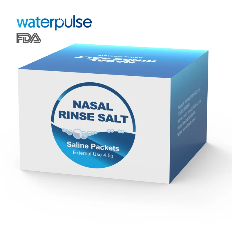 
Waterpulse Saline wash for nose Sea Salt Packet Nasal Wash Salt 
