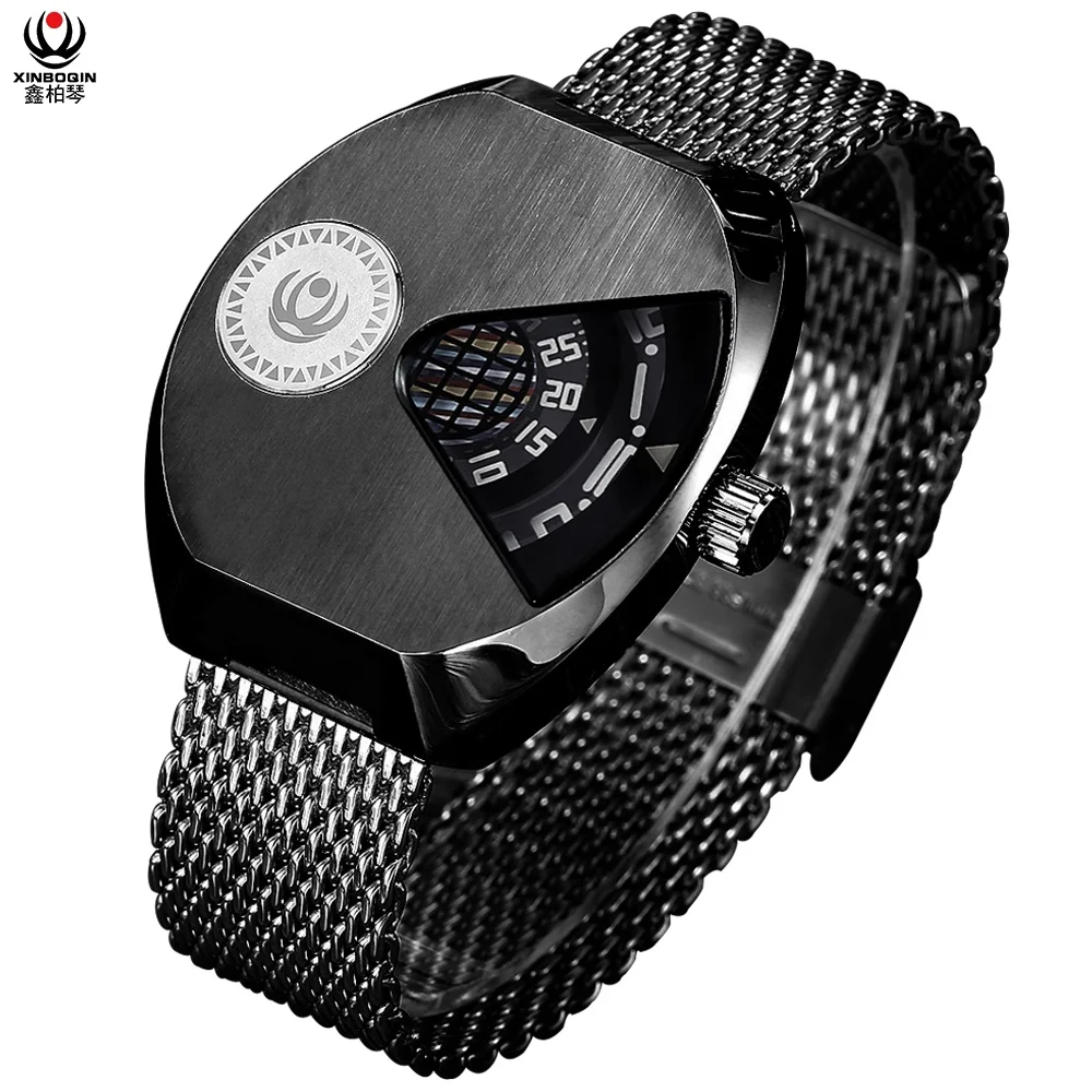 

XINBOQIN Brand Factory Outlet New Sale Hot Cheap Price Creative Design Quartz Waterproof Luxury Watches Men Stock Dropshipping, Photo color