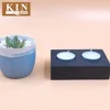 People likes rectangle slate holder with two candles