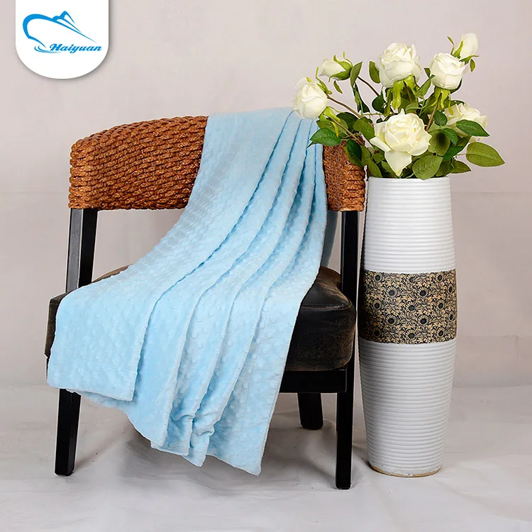 Factory Price Super Soft Foldable Warm Dubai Airline Throw Blanket
