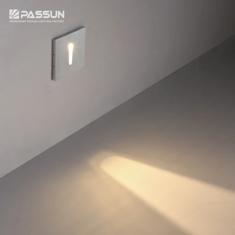 Contemporary Indoor Recessed Wall Foot Lamp Led Stair Step Light Buy