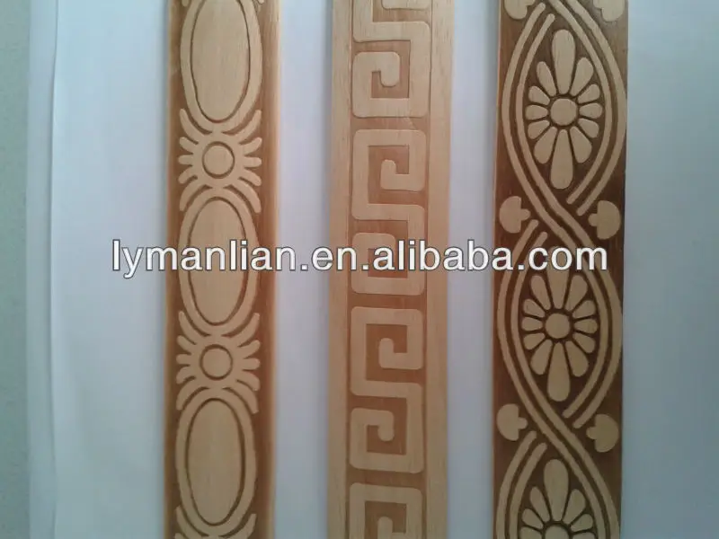 On sale good quality antique design woodtrim carved wood moulding