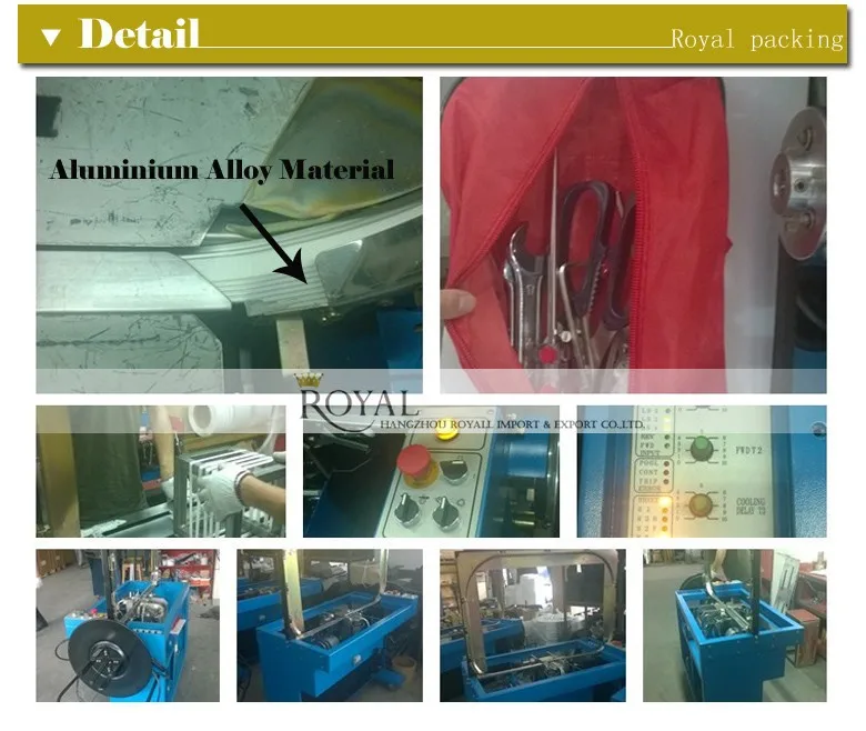 
Good quality semi automatic carton box strapping machine price 