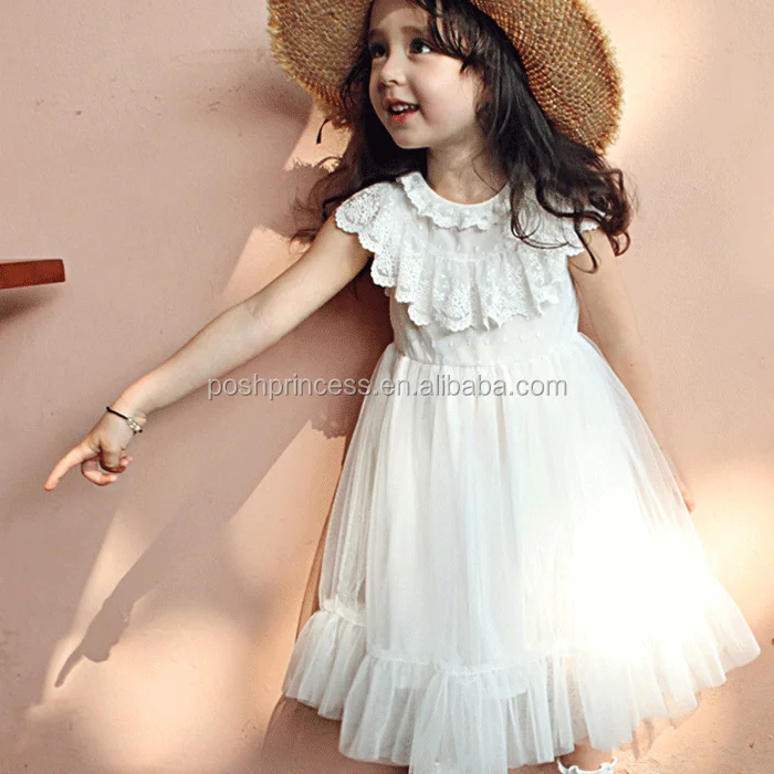 

2017 New Style Girl long tulling Dress, Pink;white