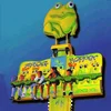 Very attractive to kids popular theme park equipment children rides jumping frog hopper mini skying drop for sale