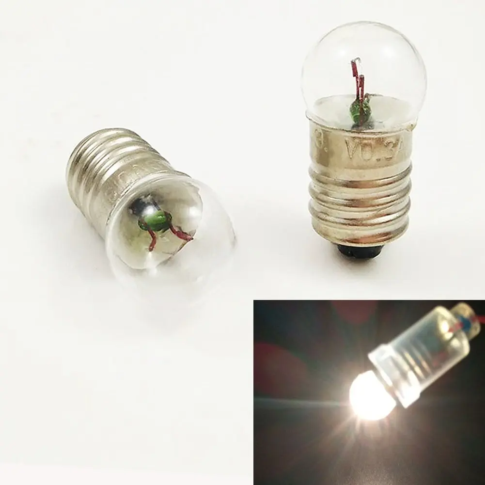 10 Portalampade E10 + 10 Lampadine 3,8V 0,3A, Kit Circuito Elettrico Per Bambini, Esperimenti Di Fisica E Tecnologia, Scuola Media