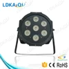 CE RoHS certification remote control RGBW 4IN1 LED flat par light for mini club