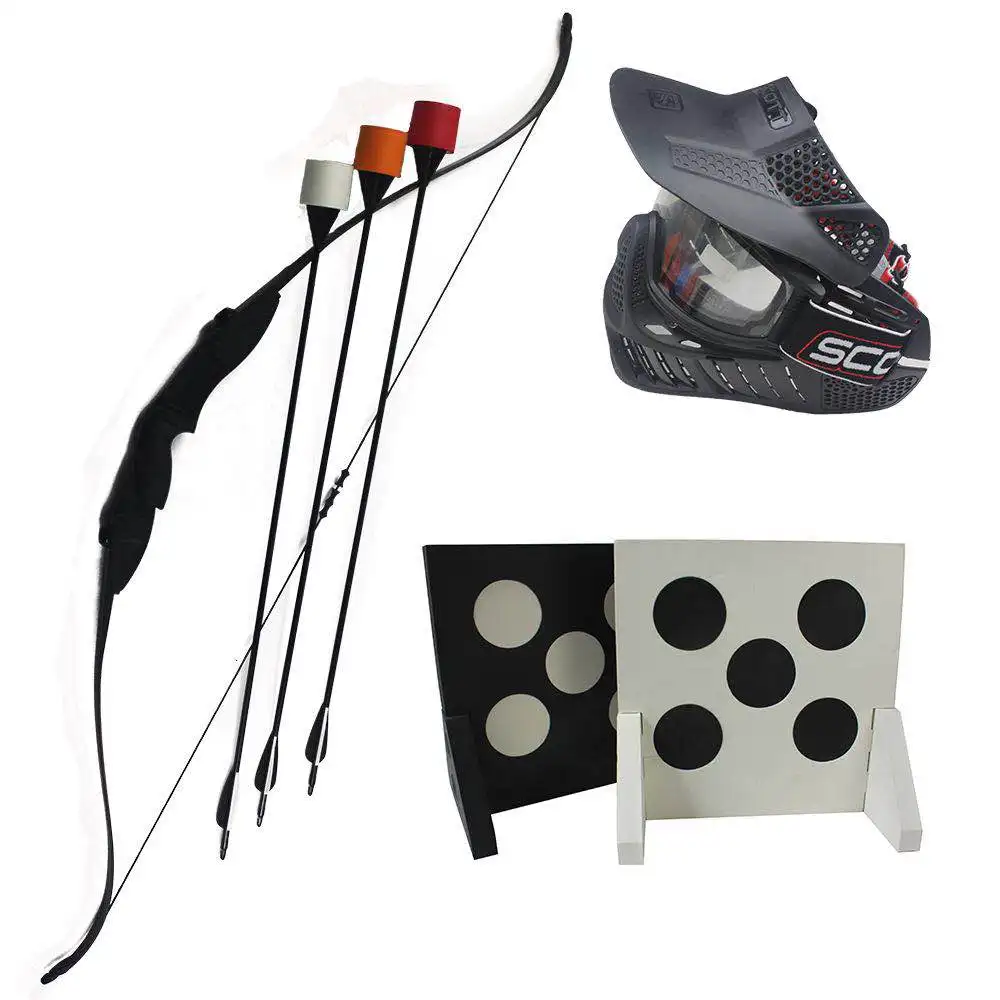 Archery High Quality Kit Tag Inflatable Bunker Recurve Bow And Foam Tip