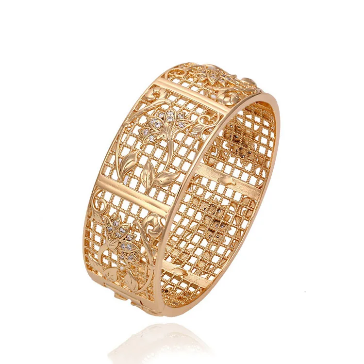 

51241 -Xuping jewelry Fashion Woman 18K Gold Plated Bangle, White