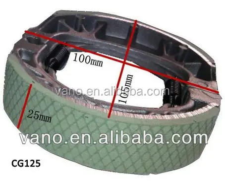 Motorcycle CG125 brake shoe machine with pattern