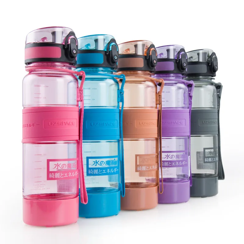 

Factory Price Free Sample Tritan 440ml Fruit Infuser Sport Water Bottle, Pink;brown;green;purple;gray