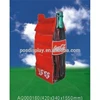 corrugated paper display rack for coca-cola