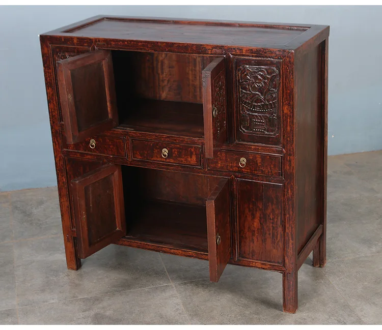Fábrica De Beijing Chino Antiguo De Madera Tallada Aparador De Muebles
