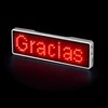 Wearable LED Name Badge Name Tag Scrolling Message Badge