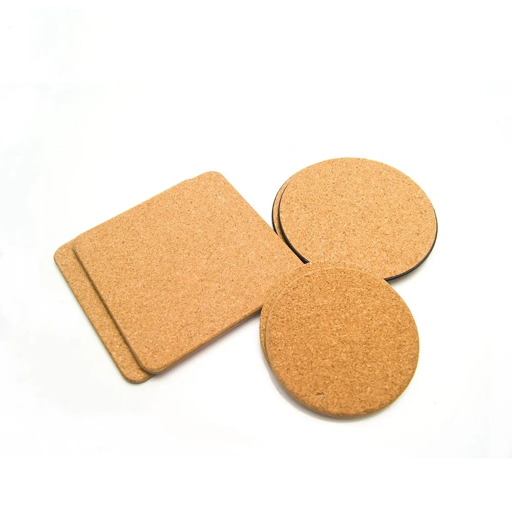 China Factory Wholesales Cheap Cork Board Coaster 100 Waterproof Round