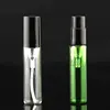 Perfume Use and Hot Stamping Surface Handling mini size bottles with pump sprayer