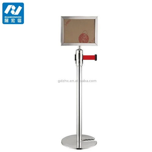 sign board/queue barrier/stanchion/crowd controls with a3 sign holder