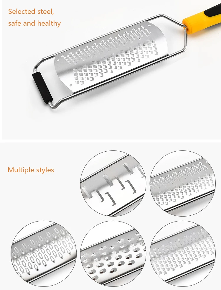 Amazon Portable High Quality Stainless Steel Cheese Grater Kitchen Gadgets Chocolate Grater Hand Operated Tools