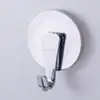 Hot sale super power removable reusable no drilling chrome small push magic vacuum suction up hook