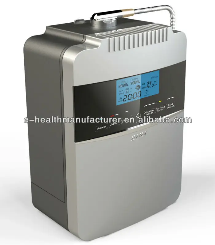 8 Plates Hydrogen Water Machine with 4 Stage Build-in Filter and 15*9cm Titanium Platinum Plates