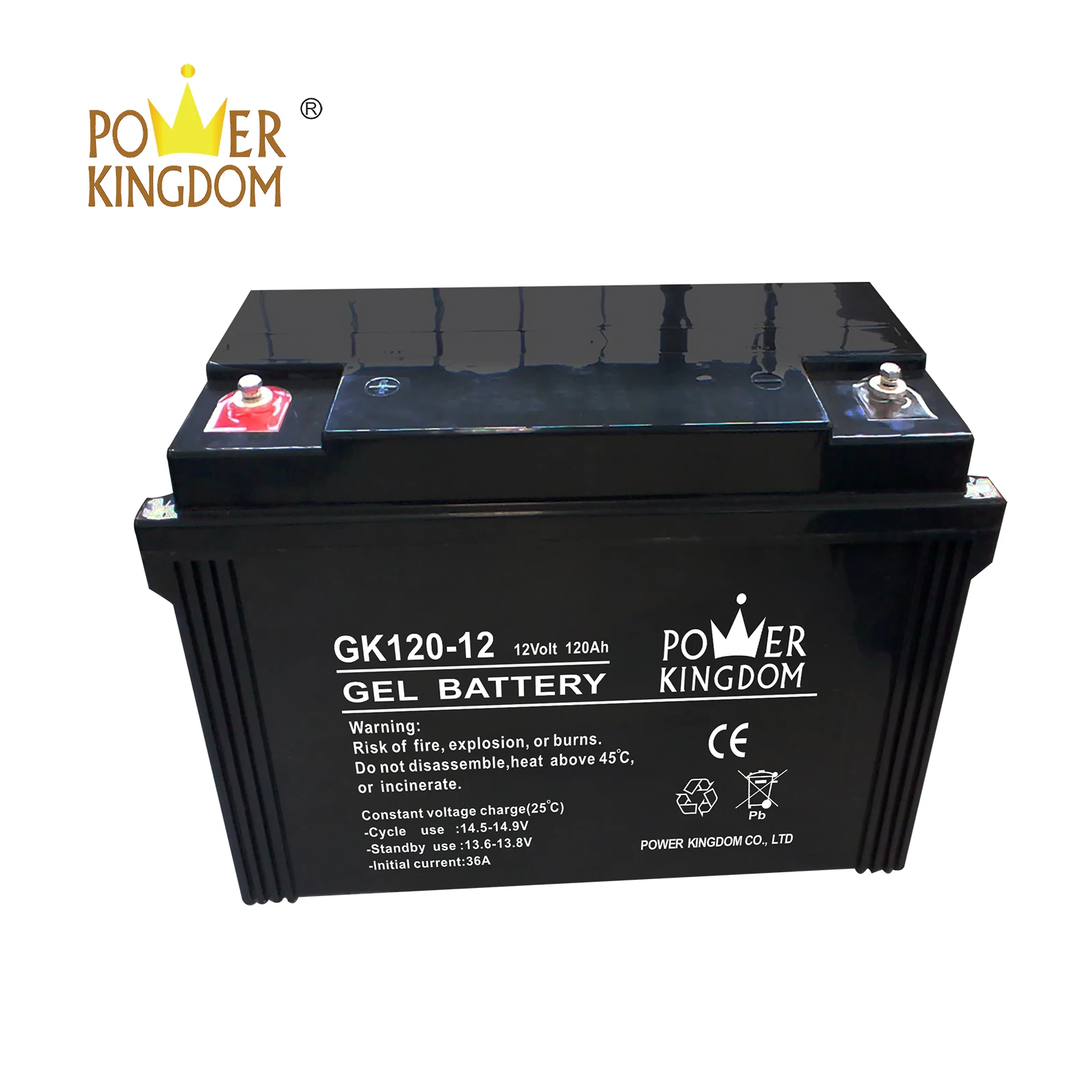 Power Kingdom Custom lead acid battery lifespan factory medical equipment