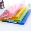 Fashion Translucent PP Plastic A4 Paper, Letter Size Folder Document Folder ,Project Organizer, and Colorful