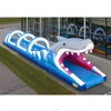 inflatable shark water slip slide