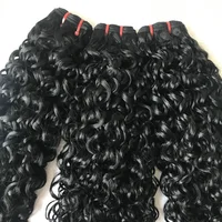 

xuchang Factory 100% cuticle aligned virgin hair Double Drawn Virgin Pixie Curl hair weaving,spiral curl Funmi Hair weaves 26"