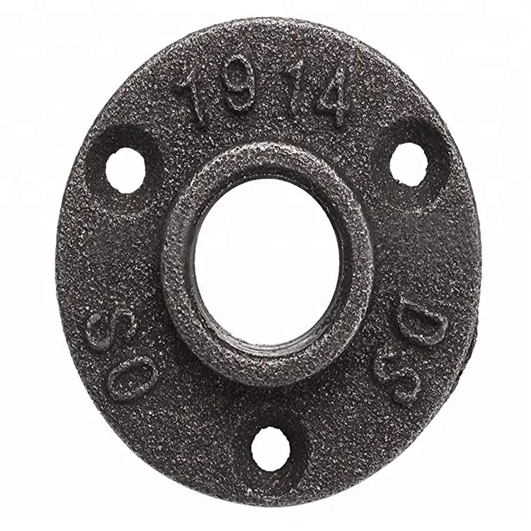 
1/2,3/4Malleable Iron Black retro flanges 