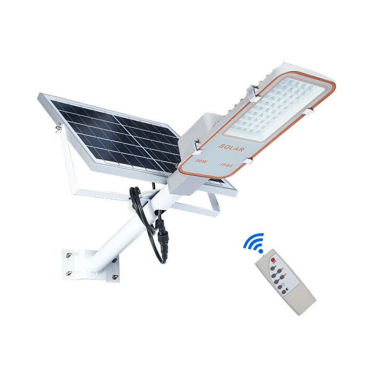 Wholesale direct ip66 waterproof outdoor remote control 24 50 70 100 watt solar led street light