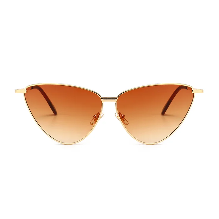 

22533 Superhot Eyewear 2018 Fashion Women Cateye Sun glasses Cute Shades Female Metal Cat Eye Sunglasses