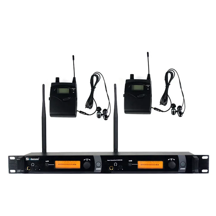 

Hot sell music equipment professional wireless microphone M-2050 in ear monitor for stage performance, Black