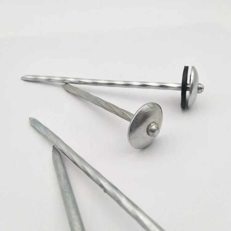 0.12 Inch Shank Diameter And Iron Material 1 1 4 Coil Roofing Nails Buy Roofing Nails Washer