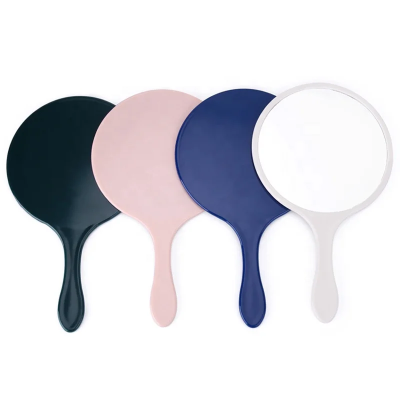 

Promotional Black Wholesale 4 color Cheap Hot Sale Plastic Travel Hand Mirror, N/a