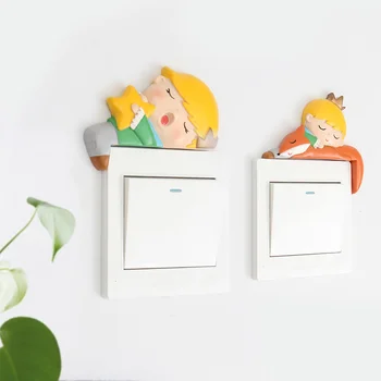 Roogo Cartoon Fancy Little Prince Resin 3d Light Switch Decor