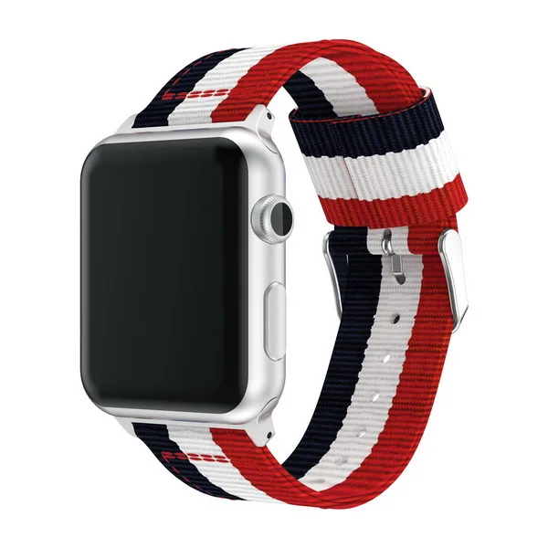 

nylon for apple watch bands Fine Woven Nylon Adjustable Replacement Band Sport Strap for iwatch