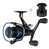 Peche Full Metal Body Spinning Reel Double Spools Carp Fishing Spinning Fishing Reels Moulinet
