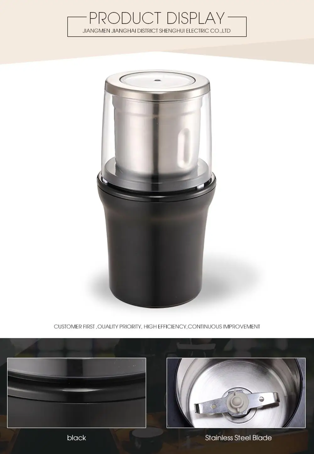 Large Electric Stainless Steel Big Metal Coffee Grinder Buy Big