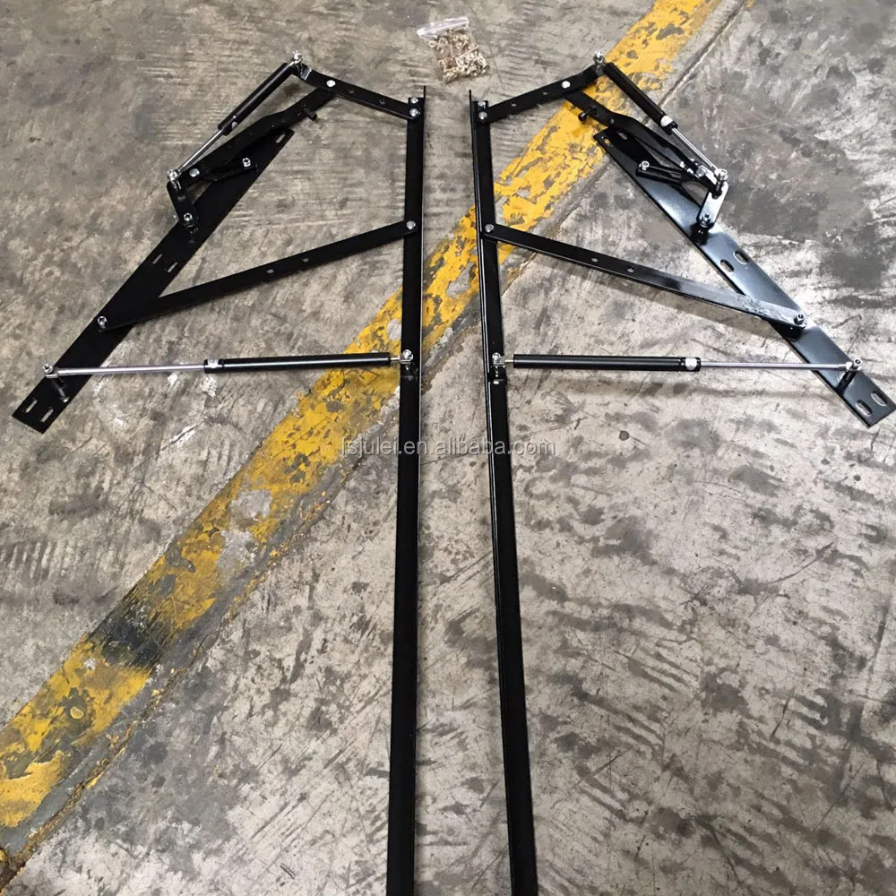 New Arrival Gas Lift Up Metal Bed Frame With Storage Space Djall06