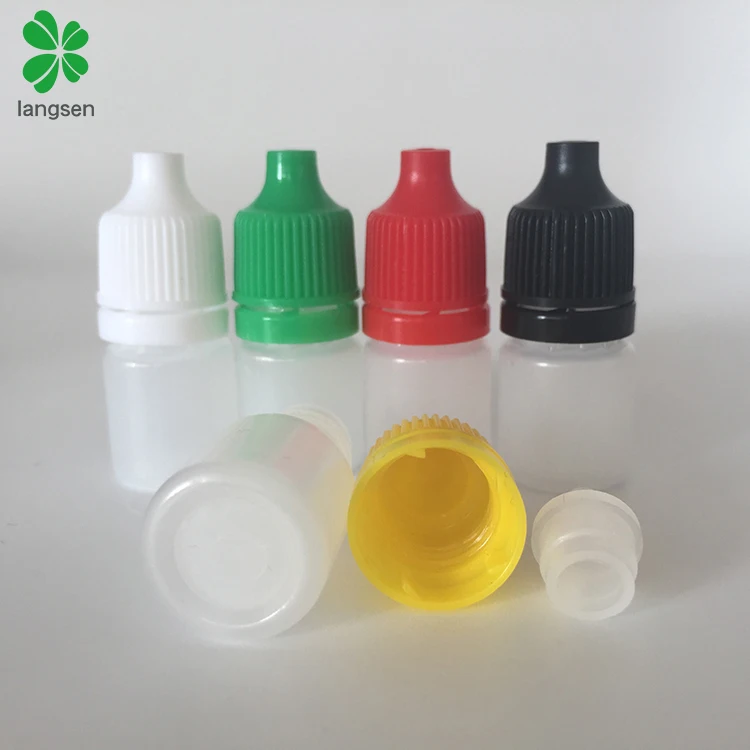 Plastic PE 3ml eye drop bottle