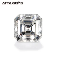 

Asscher Cut 8x8mm D Color Colorless White Moissanite Diamond